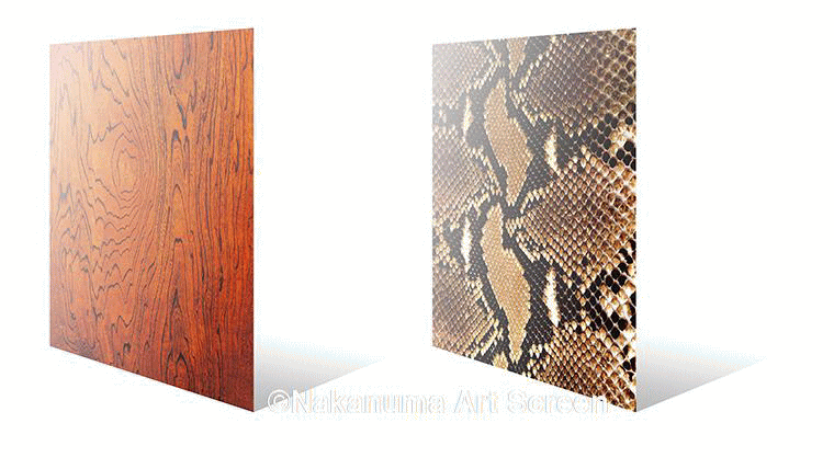 Product example (product case, operation panel) via Real Material Sheet.